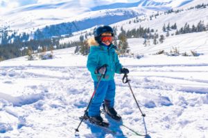 Active,Kid,Boy,In,Helmet,goggles,Learn,Skiing,In,Mountains,Alpine